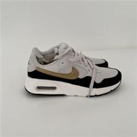 Womens/ GirlsNike Air SC White/Gold And Black Uk Size 3.5 New Without Box #575