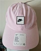 Nike Just Do It Swoosh Cap Child Infant Unisex age 4-7 Adjustable Nike logo pink