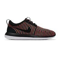 Nike Roshe Two Flyknit Rosherun - Black Bright Crimson - Size UK 9 (EU 44) US 10