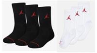 Nike Jordan 3 pair Ankle Everyday sock Lightweight crew XSMALL UK 12.5--2.5