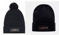NIKE AIR MICHAEL JORDAN JUNIORS AGE 12-15 BLACK JORDAN BEANIE HAT CAP JUMPMAN