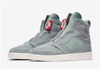 NIKE AIR JORDAN 1 HIGH ZIP TRAINERS UK 7.5 EU 42 SNEAKERS AQ3742-305 MICA 2018