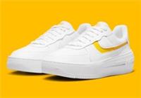 NIKE AF1 PLT.AF.ORM AIR FORCE 1 UK 5.5 EU 39 TRAINERS WHITE DJ9946-102