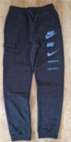 NIKE Fleece Cargo Swoosh Joggers Junior Track Pants Bottoms Size 13-14