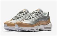 NIKE AIR MAX 95 SE PRM TRAINERS UK 3.5 EU 36.5 WOMENS AH8697-002 SILVER LEATHER