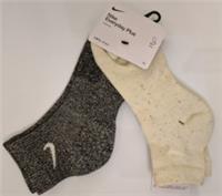 Nike 2 pair Ankle Everyday Cushioned Plus sports socks Lightweight Ankle UK 5-8-
