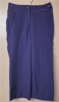 Nike Trousers Purple Dri-fit Cropped Deadstock Zip Pockets W28 L24 Size 8 - 8 Regular