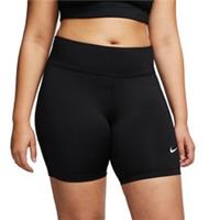 NIKE PLUS SIZE SHORTS SIZE 2X UK 22 24 GYM DANCE YOGA HOLIDAY BLACK CT0825-010 - 2XL Plus