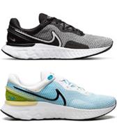 Nike React Miler 3 Running Shoes Black White Blue UK Men's