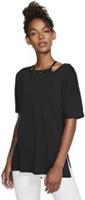 Nike Dri-Fit Yoga T Shirt Womens XS Black Breathable Lightweight Short Sleeve - XS Petites