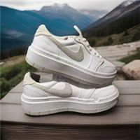Nike Air Jordan 1 Elevate low Womens Shoes White/ Natural Gray Size 8 UK Size