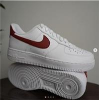 Nike Air Force 1 AF1 '07 UK 5 Trainers White & Rust Orange BNIB