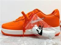 Nike Air Force 1 Low Retro Men's (UK 9/EUR 44/US 10) Orange White/Brand New
