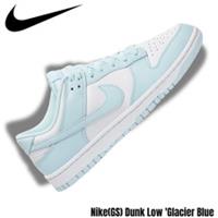 Authentic Nike Dunk Low Retro White / Glacier Blue Unisex Kids UK 4