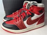 NIKE JORDAN 1 MM HIGH BOOT TRAINERS UK 7 EUR 41 BLACK RED SNEAKER FB9891-600