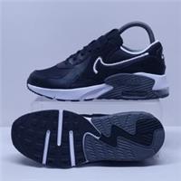 Nike Air Max Excee - UK Size 4 - Black White Trainers Junior Sneakers Shoes
