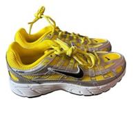 Nike P-6000 Lightening Yellow/Black Eclair Sneakers Size 2 UK Trainers Brand New