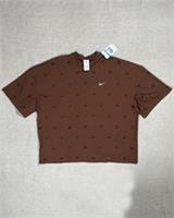 Nike x Jaquemus Brown boxy cutout T-shirt SZ M BNWT