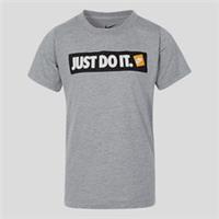 Nike Air Infant Boys Nike T Shirt Swoosh Top Size Age 2-7 Grey Just Do It