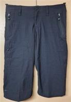 Nike ACG Shorts Black Crop Trousers Outdoor Hiking Pockets FitDry W30 L16 Size 4 - 4 Regular