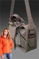 New NIKE HERITAGE 1972 Vintage Distressed Leather HANDBAG Shoulder Handbag Grey