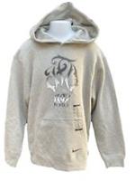 New NIKE Boys JUVENTUS Football Club 1897 Pullover Hoodie Grey Age 10-12 Years