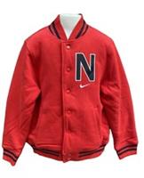 New Vintage NIKE Boys Varsity Jacket Red 10-12 Years M