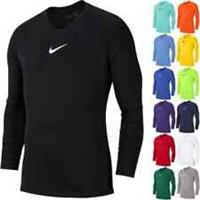 Nike Boys Park Base First Layer Thermal Top T Shirt Junior Kids Crew Football PE