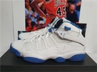 Nike AIR JORDAN 6 RINGS White Sport Blue Mens UK 10 EUR 45 (322992 114)