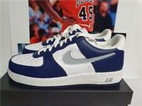 Nike Air Force 1 07 LV8 Cut Out White Navy Mens UK 13 EUR 48.5 (DV3501 400)