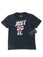 Nike Black JUST DO IT sports t shirt boy size 5 6 years NWT