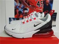 Nike Air Max 270 (GS) White Siren Red UK 6 EUR 39 (943345 111)