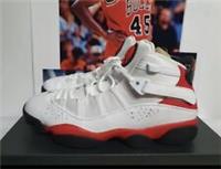 Nike AIR JORDAN 6 RINGS White University Red Mens UK 10 EUR 45 (322992 126)