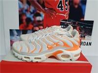 Nike Air Max Plus TN White Orange Womens UK 4.5 EUR 38 (DM3033 100)