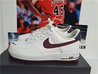 Nike Air Force 1 07 LV8 White Night Maroon Mens UK 7.5 EUR 42 (CJ8731 100)