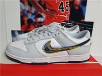 Nike DUNK LOW 3D SWOOSH White Grey Mens UK 7 EUR 41 (DV6482 100)