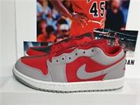 Nike AIR JORDAN 1 Low Gym Red Cement Grey Womens UK 4.5 EUR 38 (DR0502 600)