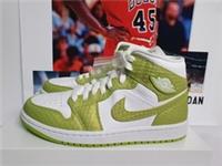 Nike AIR JORDAN 1 MID SE Green Phyton Womens UK 5 EUR 38.5 (DV2959 113)