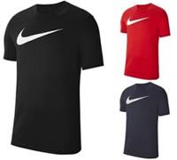 Nike Boys Cotton T Shirt Junior Kids Dri Fit Crew Sports Football Top Tee Park