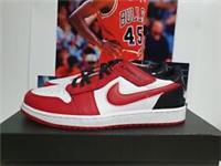 Nike Air Jordan 1 Low FLYEASE Gym Red Black Mens UK 13 EUR 48.5 (DM1206 163)