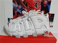 Nike AIR MORE UPTEMPO 96 White University Red Mens UK 7.5 EUR 42 (DX8965 100)