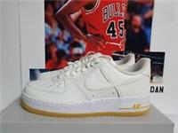 Nike Air Force 1 07 White Yellow Gum Mens UK 8.5 EUR 43 (DZ4512 100)