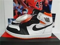 Nike AIR JORDAN 1 RETRO HIGH OG Electro Orange Mens UK 8.5 EUR 43 (555088 180)