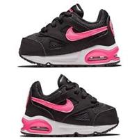 Nike Air Max IVO Black / Pink Toddlers Infants Kids Trainers (TD) UK 7.5