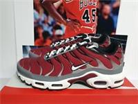 Nike Air Max Plus TN Red Grey Mens UK 11 EUR 46 (DQ3983 600)