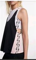 Nike Nikelab Women's Vest Top (Size Large) AJ6969 010 Black Pink Cream - L Regular