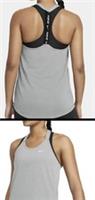 Nike Dri-FIT Elastika Womens Training Vest Tank Top Grey DA0370-084 SIZE SMALL - S Regular