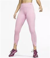 NIKE SPEED MATTE DRI FIT TIGHT FIT 7/8 RUNNING TIGHTS - PINK CJ7633-601 - SMALL - S Regular