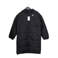 Nike Womens Jacket Black Small Sportswear Classic Puffer Hooded FB7675 010 - S Regular