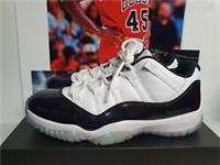 Nike AIR JORDAN 11 RETRO Low Iridescent Mens UK 10 EUR 45 (528895 145)